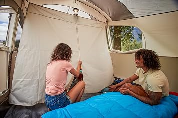 Coleman WeatherMaster Camping Tent with Rainfly & Room Divider, Spacious Weatherproof Family Tent with Carry Bag