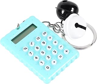 VILLCASE Calculadora De Bolso Chaveiro Rosa Chaveiro Infantil Chaveiro Para Crianças Chaveiro De Biscoito Verde Calculadora Mini Calculadora Para Estudante Calculadora De 8 Telas