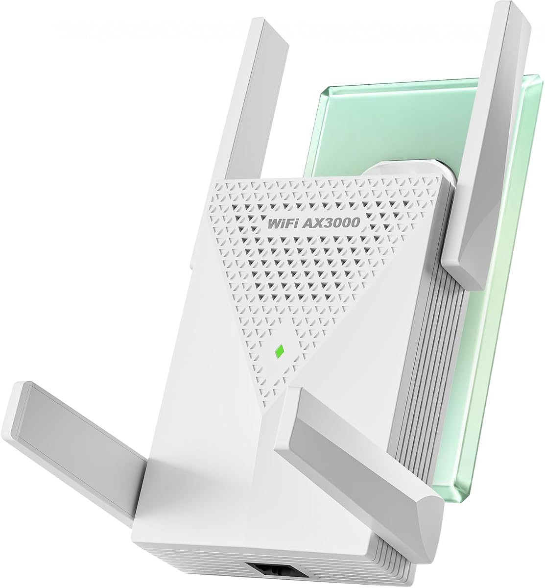 Extensor WiFi, 2026 25X WiFi 6 Booster AX3000 (5,8/2,4 GHz) | 23563 pies cuadrados de largo alcance y más de 150 dispositivos, repetidor WiFi para el hogar, amplificador de señal extensor WiFi con puerto Ethernet (blanco)