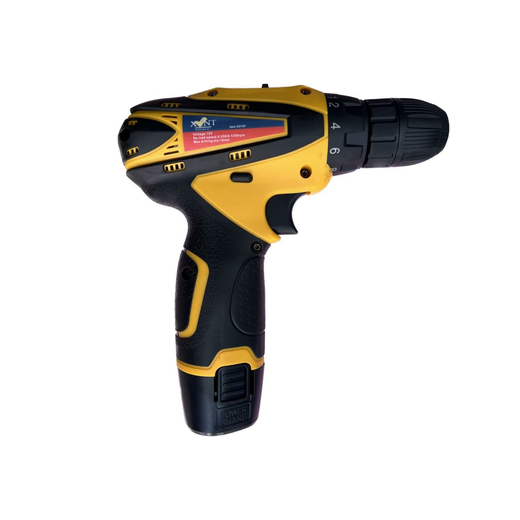 XLNT cordless CD12v drill with 2 rechargeable Li-ion batteries,with inbuilt led torch,key less chuck operation, Variable Speed and Torque Setting (19+1), (19 L x 17 W x 5 H), Yellow (B09FDS5FWR) Amazon Price History, Amazon Price Tracker