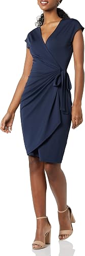 Amazon Essentials Robe Cache-Cœur Classique à Manches Cape