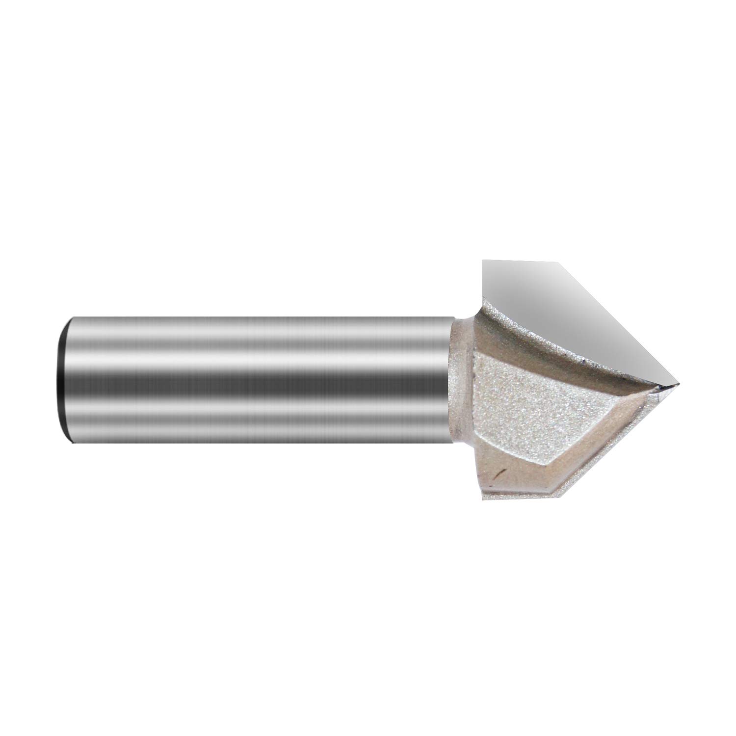 V Groove Router Bit 90 Degree Double Flute Chamfer and Bevel Bit