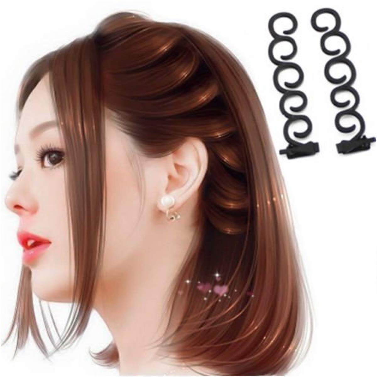 See full amazon price history chart for APSAMBR- Double bangs hairpin headband ladys hair ornament small clip knitting tool DIY multi-layer side braiding braid twist clip for women Fashion 2 Pack (black-1) APSAMBR- Double bangs hairpin headband ladys hair ornament small clip knitting tool DIY multi-layer side braiding braid twist clip for women Fashion 2 Pack (black-1) (B08VW4Q6HX) Amazon Price History, Amazon Price Tracker
