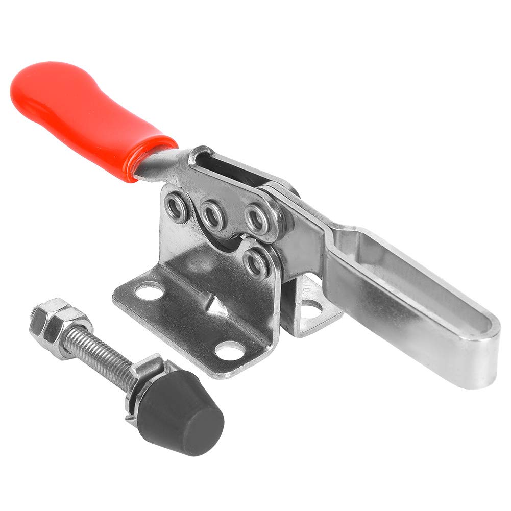 Quick Toggle Clamp Made of 304 Stainless Steel, Horizontal Clamp with 27 Kg for Metalworking
