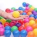 Amuya Ball Pit Balls for Kids, Colorful Balls for Ball Pit, 2.2” Non-Toxic Crush Proof Play Balls BPA Free, 7 Kinds of Bright Color Ocean Balls Include a Reusable Net Bag 50pcs