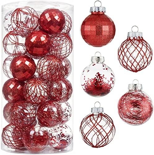 30ct Christmas Ball Ornaments-60mm/2.36