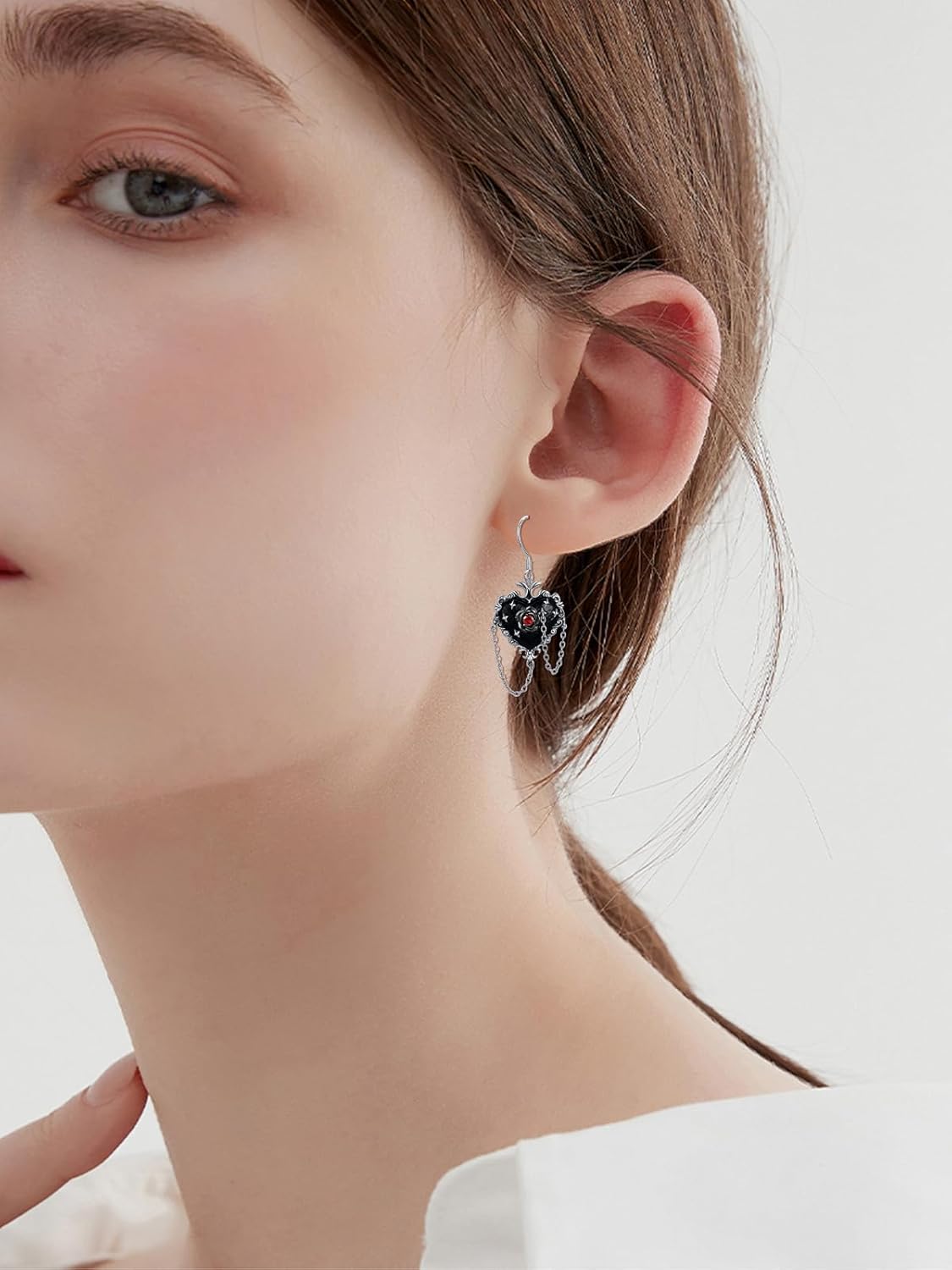 Animal/Leaf/Gothic Dangle Earrings 925 Sterling Silver Animal/Leaf/Gothic Dangle Drop Earrings Easter/Halloween/Christmas Jewelry Gifts for Women Her - Image 3