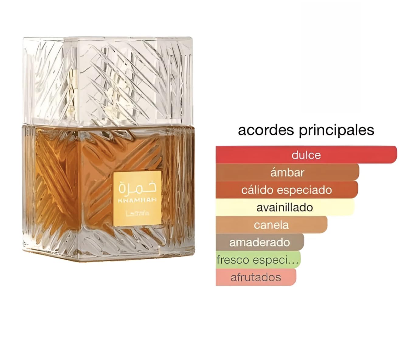 Perfume Khamrah Original 100ML, Eau da Perfum Unisex Importado desde Dubái con Aromas Agradables de Larga Duración, Incluye Atomizador Recargable 5ML, Fragancia Duradera (Khamrah)