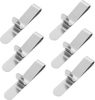 PRETYZOOM 6pcs Stainless Steel Cake Ring Clips Baking Accessories for Cake Collars Mousse Ring Clip for Baking