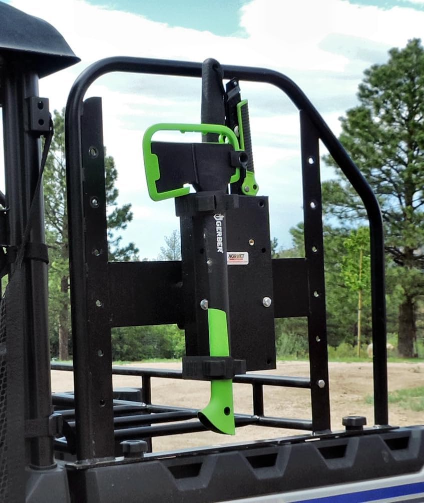 Polaris General Adjustable Rear Cargo Rack (2006-2026) – Heavy-Duty Steel Elevated Storage Platform – Tool-Free Lock & Ride Installation – 250lb Capacity – Made in USA