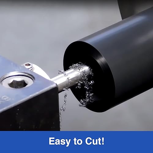 Miniatura 4 de Duco - Varilla de copolímero de acetal negro de 2 pulgadas de diámetro, 12 pulgadas de longitud, varillas largas de acetal mecanizables resistentes