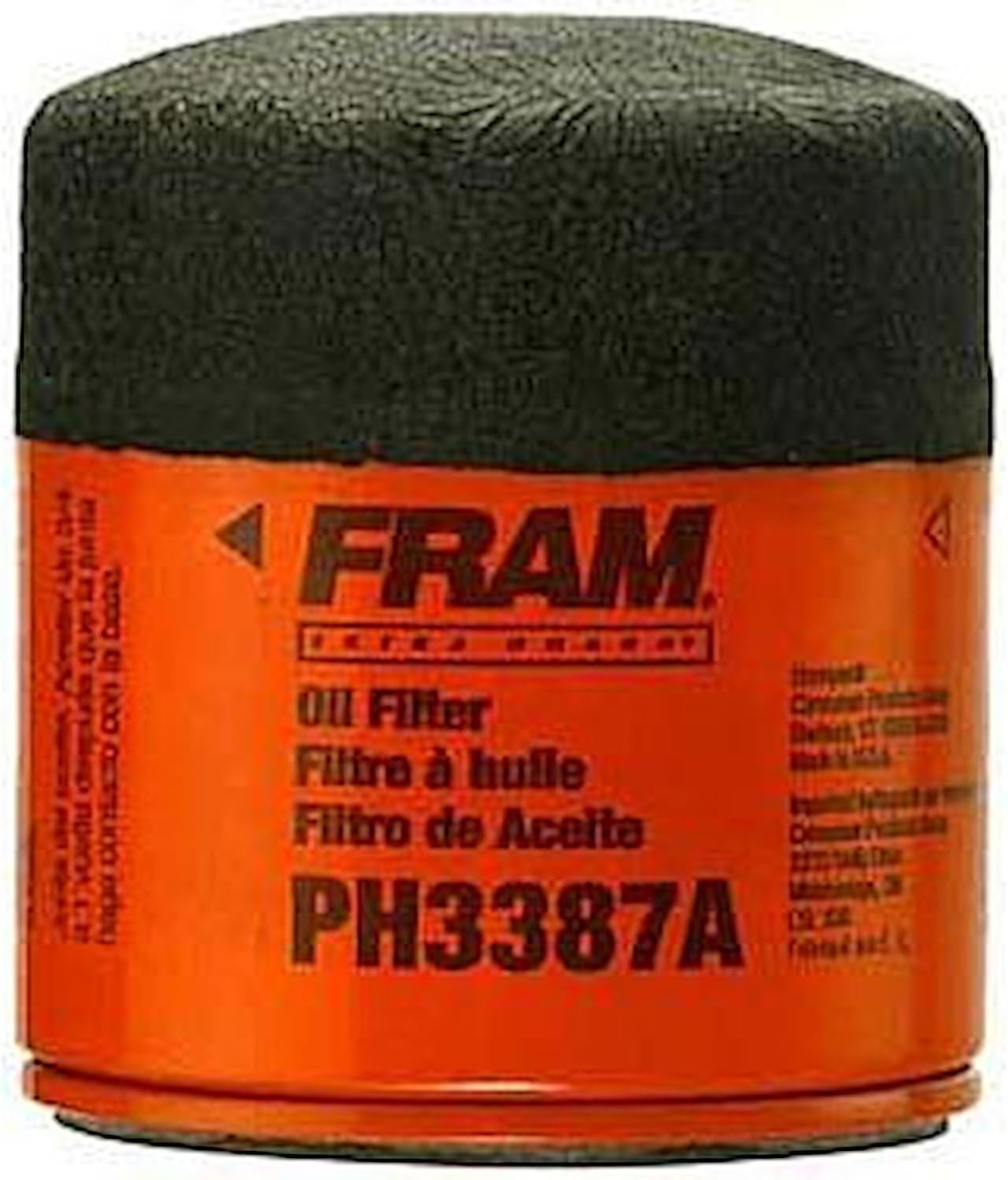 FRAM EG+ PH3387AP 10K Mile Change Automotive Replacement Interval Spin-On Engine Oil Filter for Select Vehicle Model Years, Vehicle Engine Protection Oil Filter for Everyday Drivers