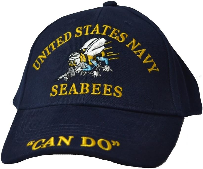 Eagle Emblems Men's United States Navy Seabees Hat