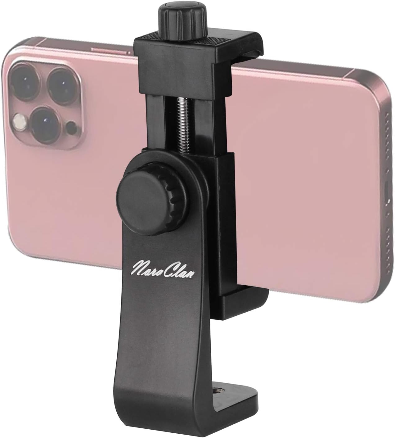 Cell Phone Tripods Adapter Vertical Bracket Smartphone Holder Cell Phone Clip Clipper 360 Degree Smartphone Video Tripod Clamp