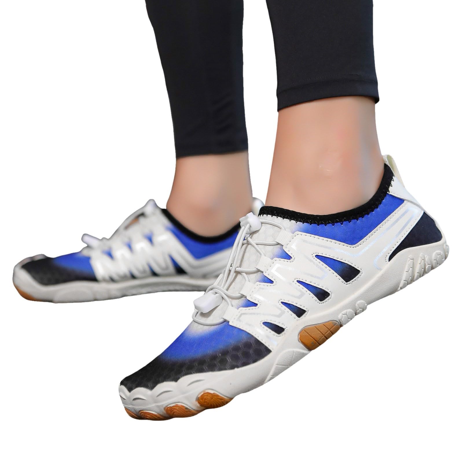 Scarpe a piedi nudi Scarpe da scoglio da uomo Scarpe da scoglio da donna nere ad asciugatura rapida con suola antiscivolo Scarpe da scoglio traspiranti Scarpe da trail running unisex Scarpe da yoga