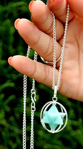 Miniatura 5 de Jet Tiendaite Spinning Merkaba Pendulum 2.5 pulgadas Jet International Crystal Therapy Dowsing Chakra Balancing Healing