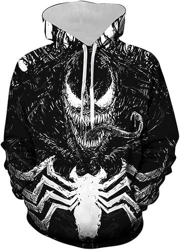 Chaos World Men's Novelty Hoodie Realistic 3D Print Sweatshirt Unisex Top Casual Pullover
