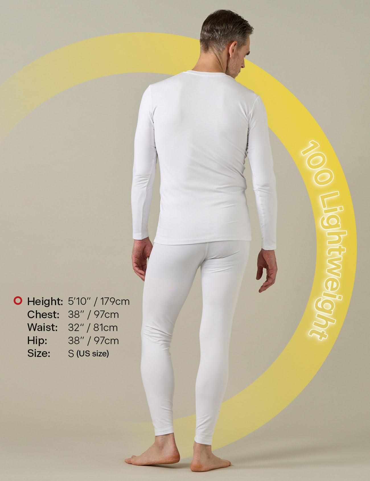 LAPASA Completo Termico Uomo in Pile Calzamaglie Termica & Maglie Termiche Set Sport Invernali Sci Snowboard Sport Running Trekking Caldo/più Caldo/Extra-Caldo М11
