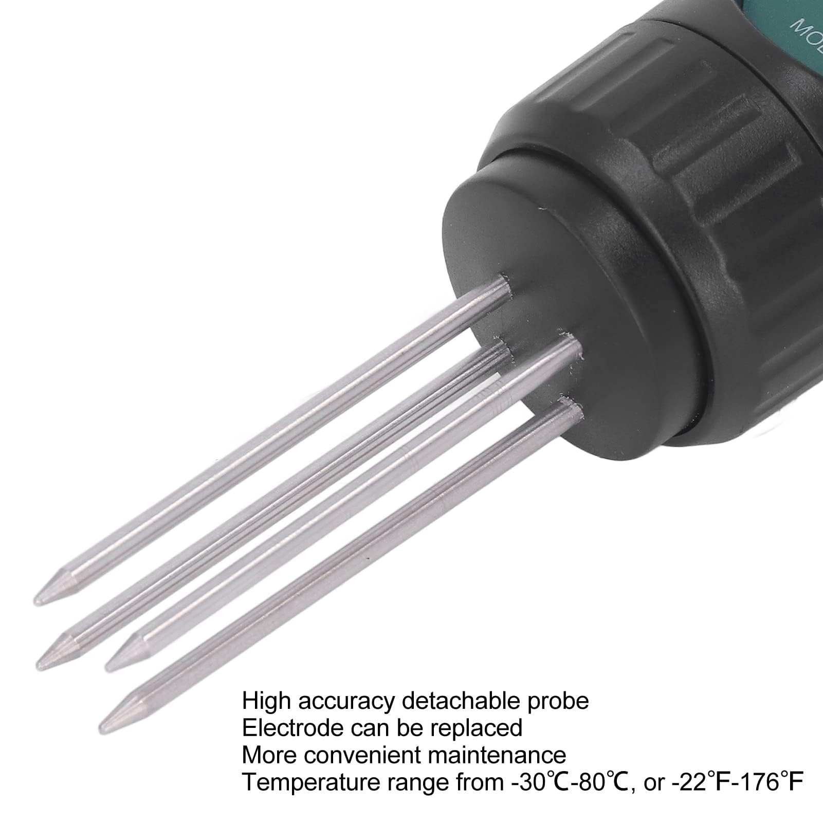 Probador Digital de Suelo 3 en 1 EC Medidor de Temperatura Y Humedad Medidor de PH del Suelo Higrómetro de Suelo Monitor de Humedad Medidor de Prueba de Suelo