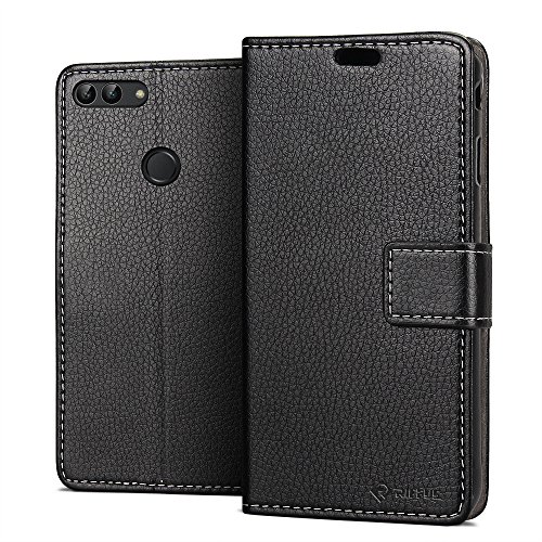 RIFFUE® Funda Huawei P Smart, Carcasa Libro Suave Delgada con Tapa Flip...