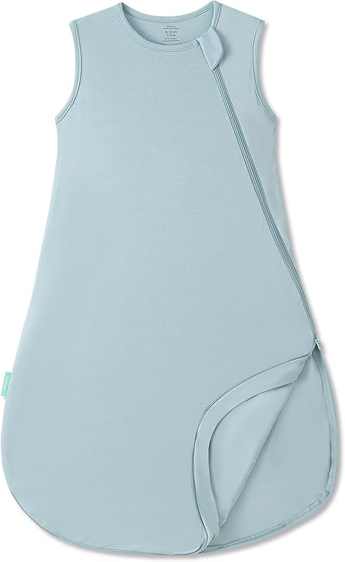 Saco de dormir PurComfy Summer, manta viscosa de bambú de 0,5 TOG para bebé | Ideal para pieles sensibles, cremallera bidireccional, suave como la mantequilla, transpirable, ligero, saco de dormir para bebé, neutro para niño niña
