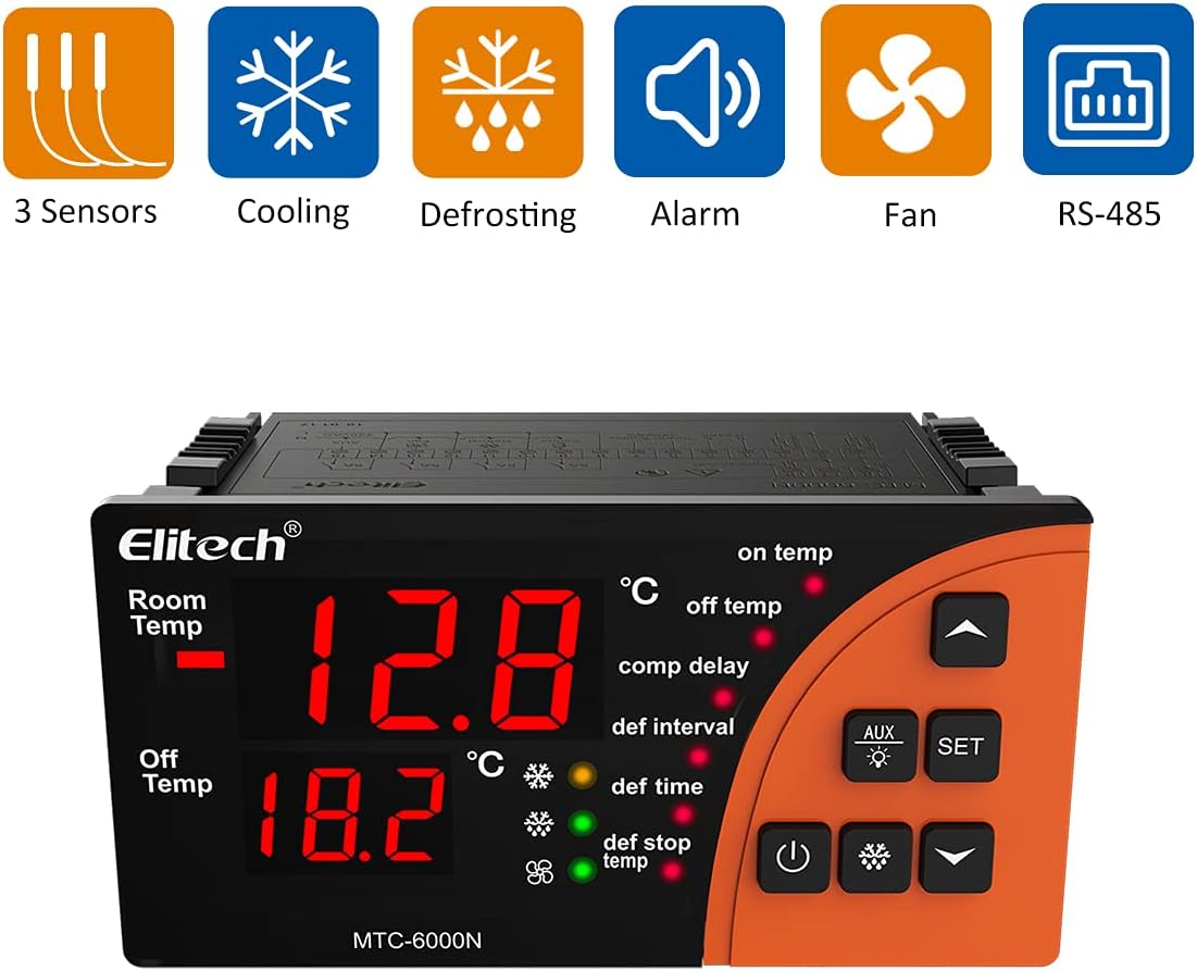 Elitech MTC-6000N with feature icons