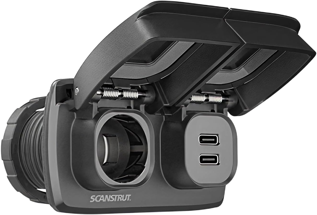 Scanstrut SC-Multi-F1 Flip Pro Multi - Dual USB-C with 12V Power Socket