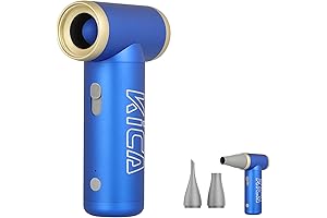 KiCA JetFan 2 Mini Air Duster: Powerful 100000RPM Rechargeable Jet Blower for Electronics, Computers, Cleaning