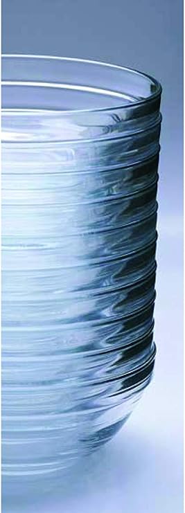Duralex Lys Stackable Glass Bowls with a Polishing Cloth