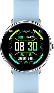 Amazon.com: Festnight H11 Smart Watch BT 4.0 1.22in Pantalla Táctil Smart  Bracele con Frecuencia Cardíaca GPS Fitness Activity Tracker IP68  Impermeable Ejercicio de Salud Smartwatch para Android iOS Azul :  Electrónica