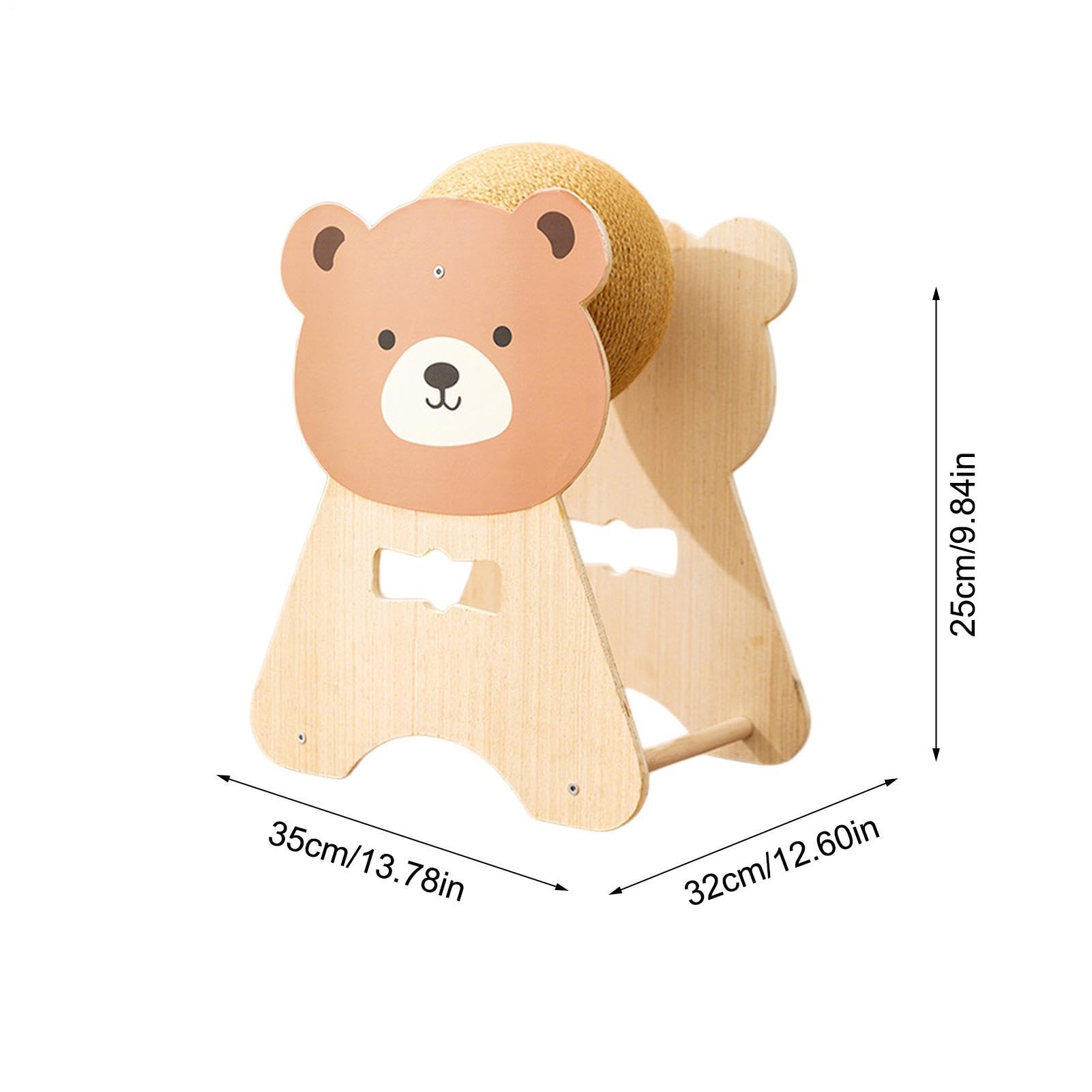 Pelota Rascador para Gatos Suministros para Mascotas Interactivos de Sisal | Juguete Interactivo Interior para Gatitos Para Gatos Pequeños Medianos Grandes y Crías, Juego en Salón H