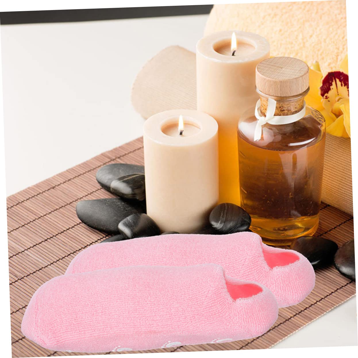 VICASKY 3paia Calzini Spa in Gel Essenziali Calzini Idratanti Per Piedi Per Dei Piedi