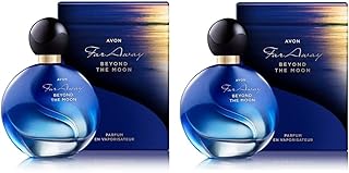 2 x Avon Far Away Beyond The Moon Parfum Perfume 50ml