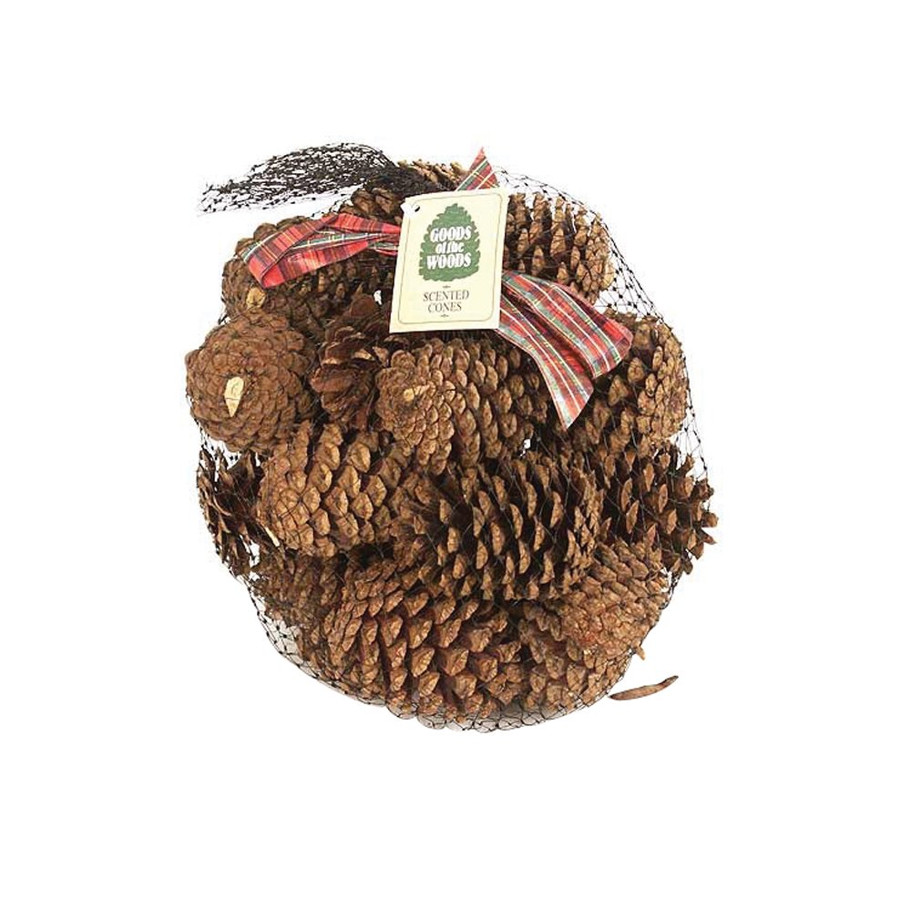 Scented Pine Cones in Bag - Scented Home and Hearth, Ideal for Wreaths, Baskets, and Christmas Decor Decoration - Spicy Fragrance for Holiday Ambiance