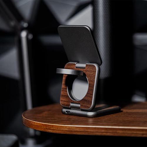 Miniatura 8 de KU XIU Cargador inalámbrico magnético X40, estación de carga portátil plegable 3 en 1 para iPhone 171615141312 y iPhone Air, 5 W para Apple Watch