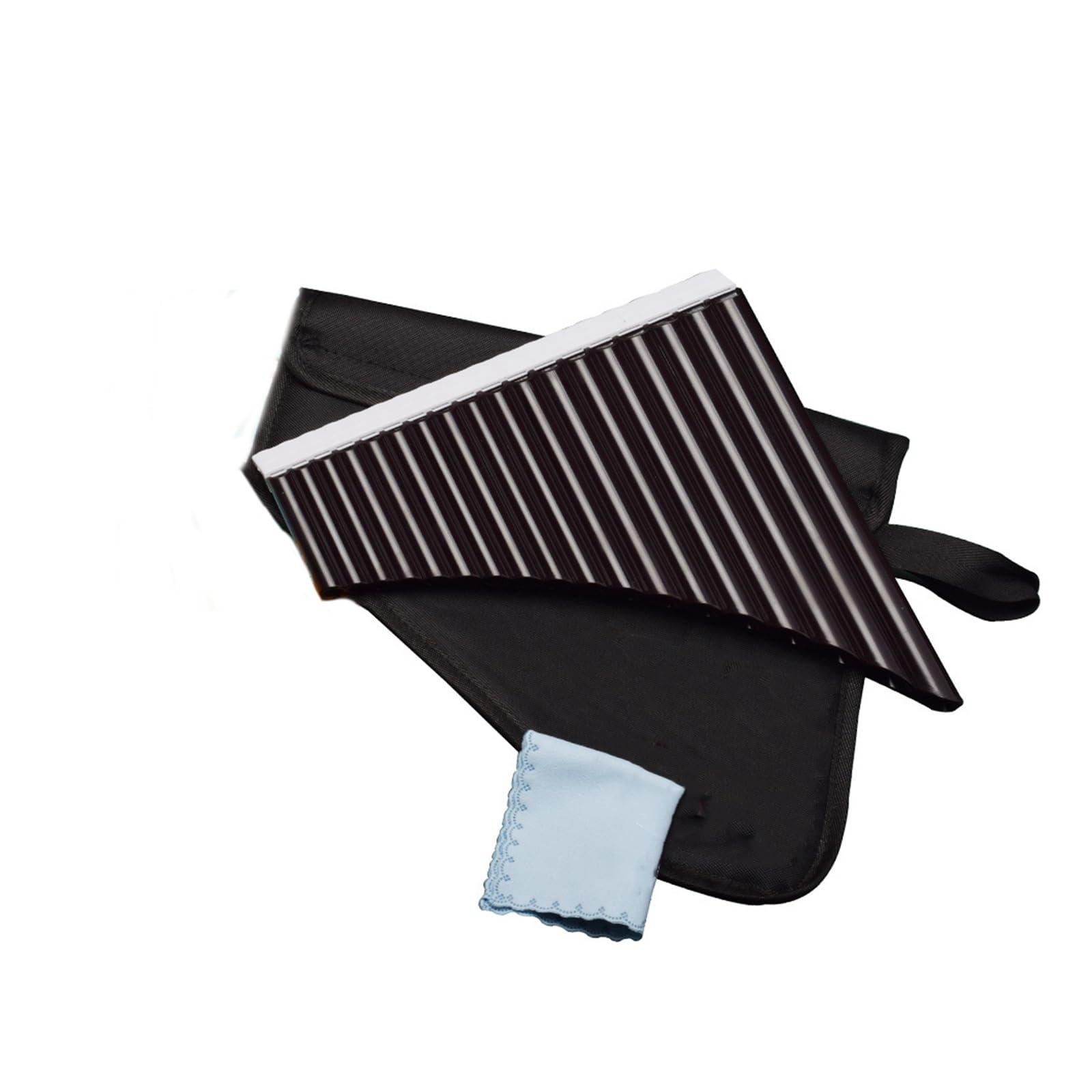 BABYCE Flauto di Pan Professionale Flauto di Pan in Resina Flauto di Pan A 18 Canne Flauto di Pan A 16 Canne Strumento A Fiato Designato per Principianti E Professionisti della Scuola (Color : BK)