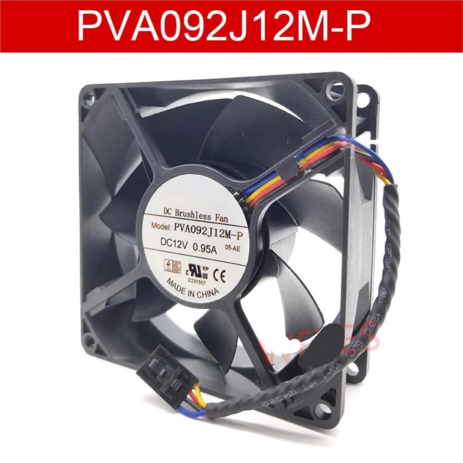 Ventilador de refrigeración for servidor de 12 V CC, 0,95 A, 90 x 90 x 32 mm, for T3600, T5600, T5610, T5810, T7810, PVA092J12M-P