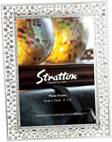 Stratton Classic Coll S/P Frame & Swarovski Elements 4" x 6"