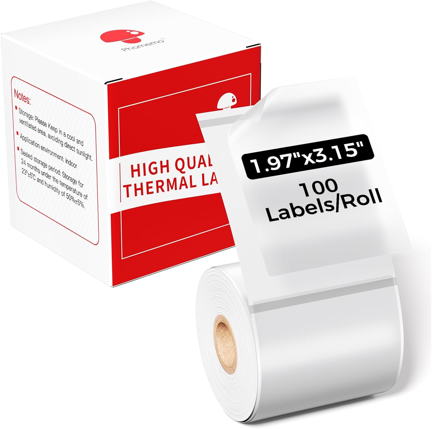 Phomemo Sticker Label M110/M221/M220/M120/M200/M150/M250/M260 Pink Label- 1.57"x1.18"(40x30mm) Thermal Paper for Small Business, Home, Office, 230 Labels/Roll image 5