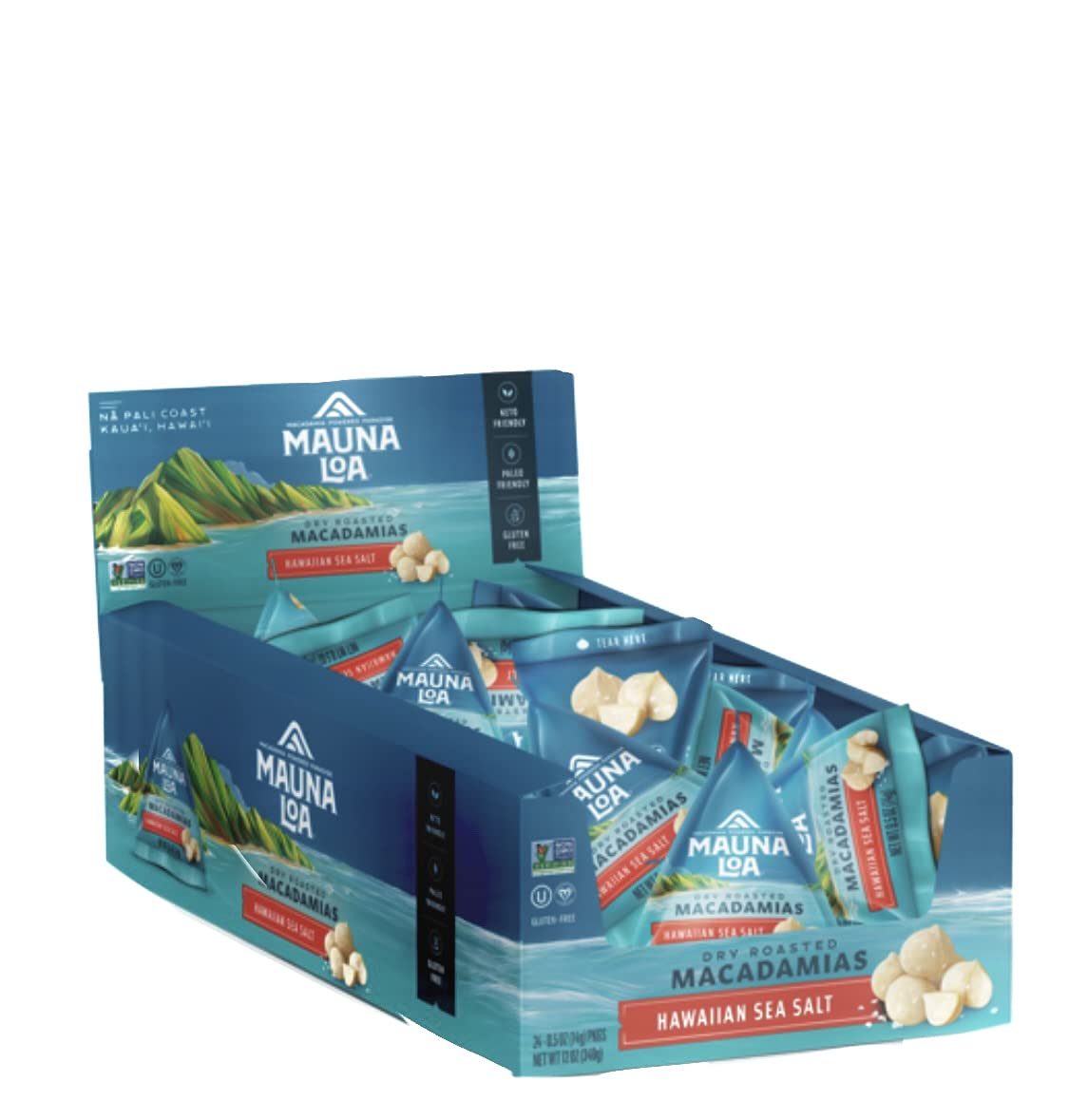 [Hawaii souvenirs] Mauna Loa (MAUNALOA) macadamia nut salty 24 sachet pack