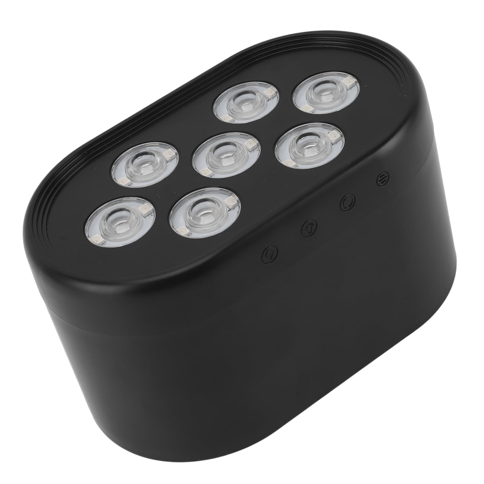 Difusor de aceites Esenciales humidificador difusor de aromaterapia de Niebla fría con Temporizador Ajustable Luces dinámicas silencioso USB portátil ABS PP para el hogar (Negra)