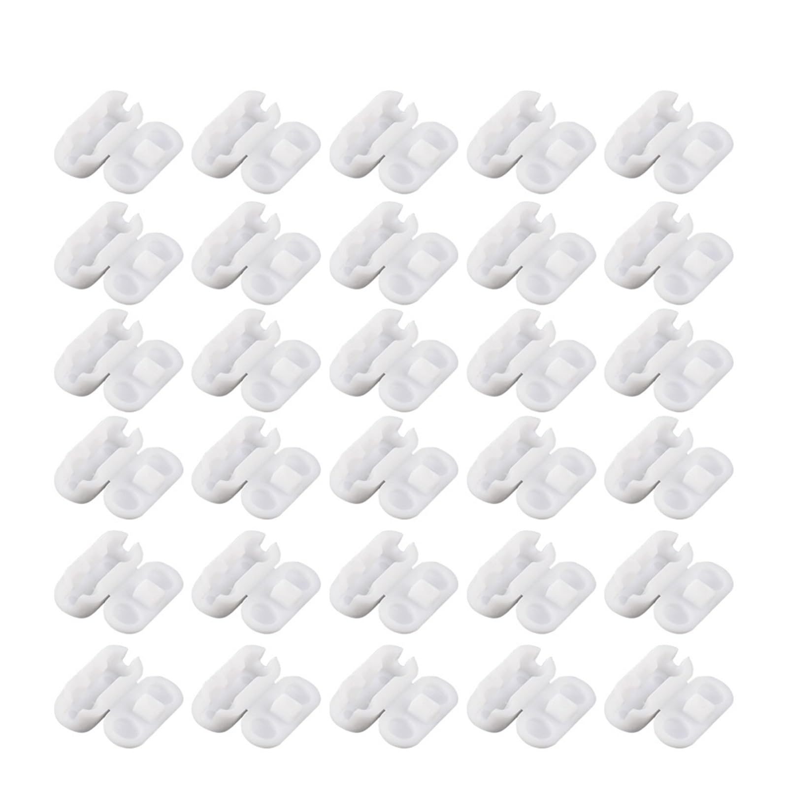 Gbrcen Blind Chains Connectors 50pcs Roller Blind Pull Cord Connector Clips For Standard Size 10 Ball Chain Curtain For Roller/Vertical/Roman Blind Chain