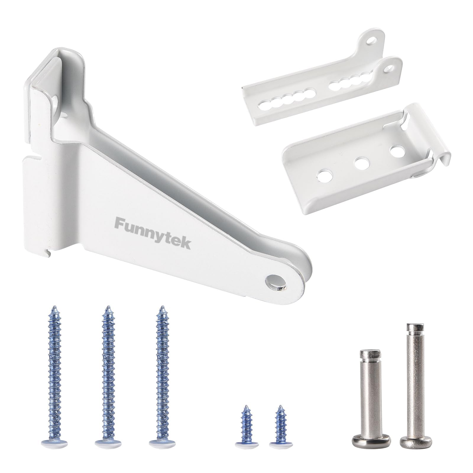 Support de ferme-porte de tempête blanc renforcé compatible 40201