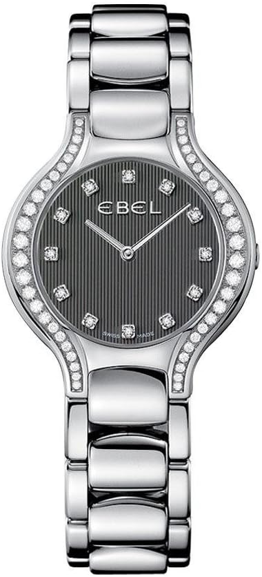 Beluga Lady Diamond 30.5 mm Watch - Grey Dial, Stainless Steel Bracelet 1215856