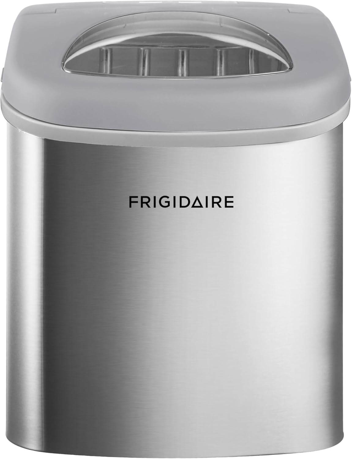 Frigidaire EFIC206SILVER Ice Maker, 26 lb per Day, See Through Lid
