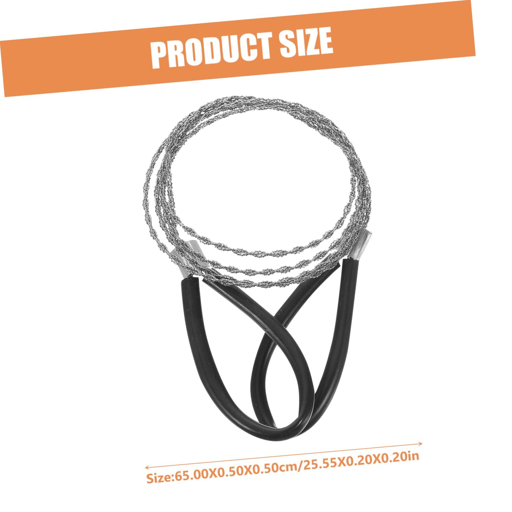 POPETPOP Survival Wire Saw Hand Chainsaw Cable Chainsaw Essential Camping Tool for Outdoor