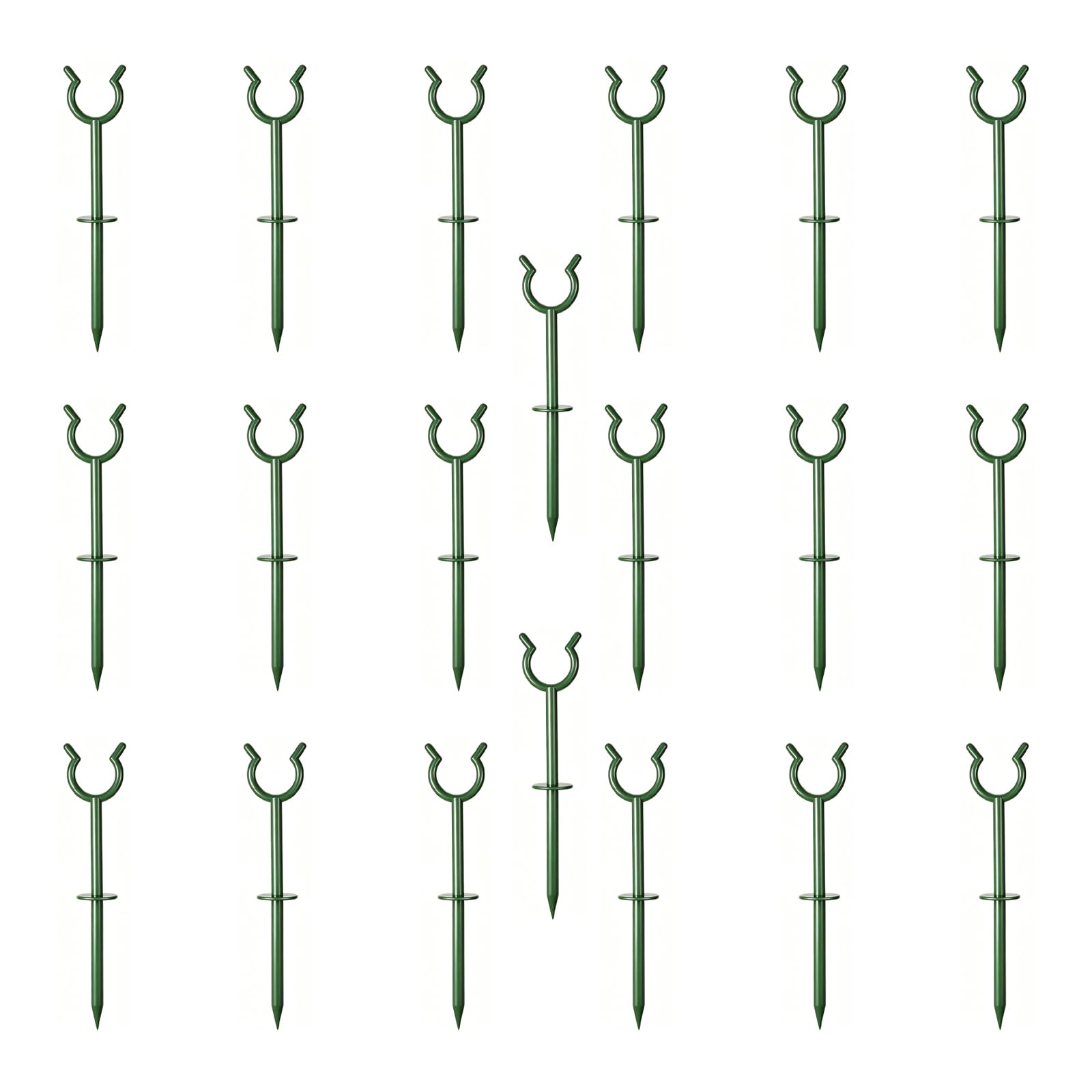 Msioytog B Of 10 Green Garden Hose Guides For Secure Yard Irrigation And Maintenance Green Hose