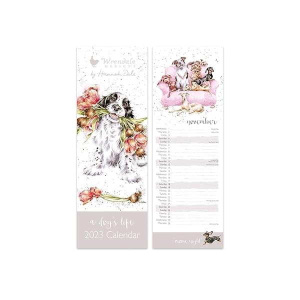 Wrendale Designs – "A Dog's Life" 2023 Slim Kalender