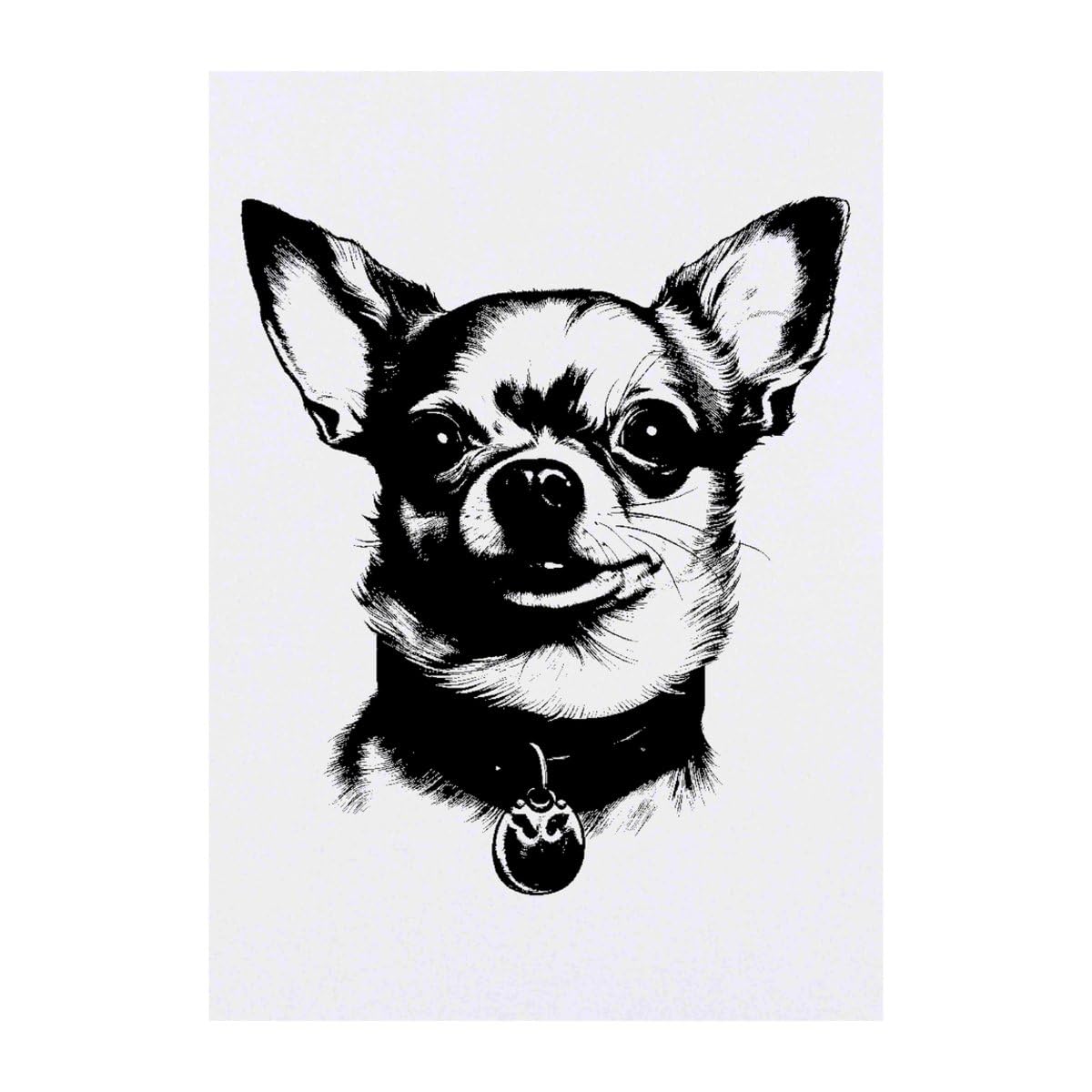 Amazon.com : Azeeda 'chihuahua' Temporary Tattoo - Water Resistant