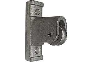 Gettysburg Flag Works Non-Drilled Silver Aluminum Vertical Mounted Single Flag Pulley Assembly